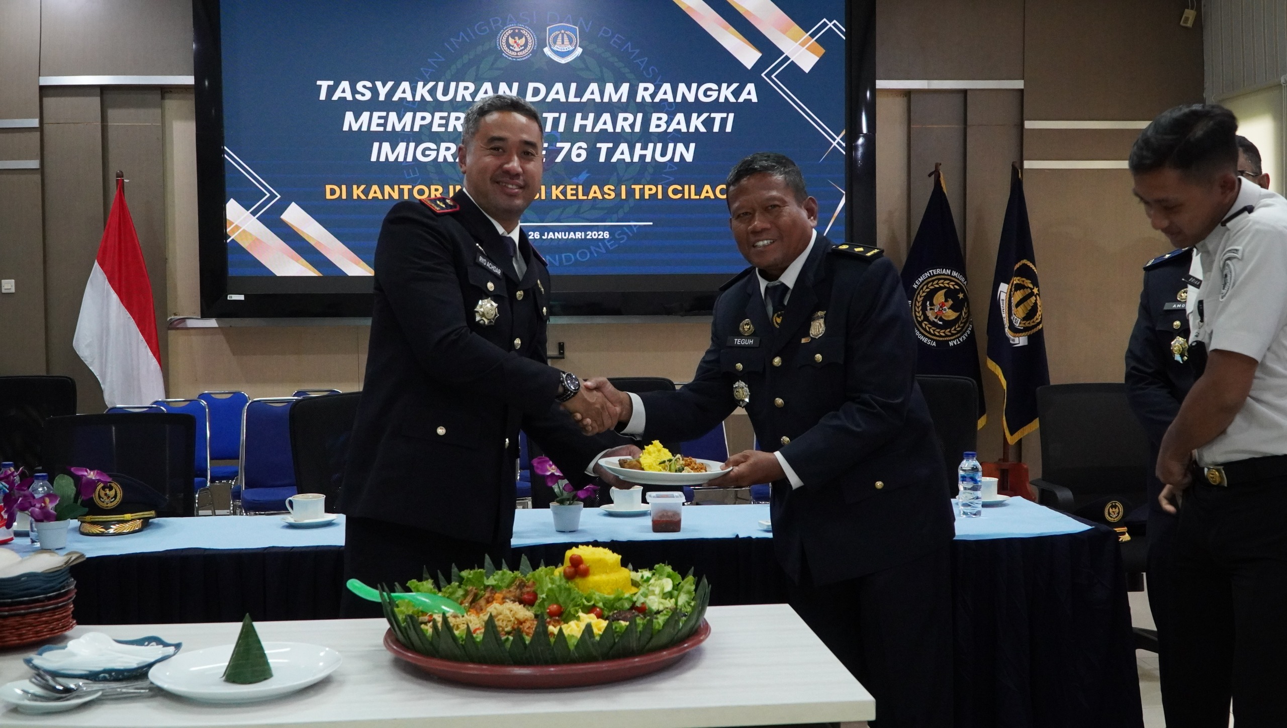 Peringati HBI ke-76, Kantor Imigrasi Cilacap Ikuti Tasyakuran Serentak Secara Virtual